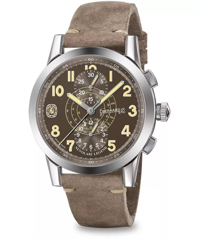 Reloj para hombres Eberhard Nuvolari Legend “The Brown Helmet” Automatic Chronograph 31138.02 CP