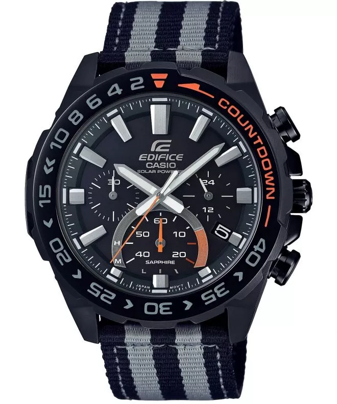Reloj para hombres Casio Edifice Premium Sapphire Countdown Bezel Tough Solar EFS-S550BL-1AVUEF