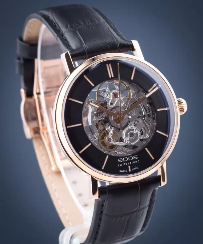 Reloj para hombres Epos Originale Skeleton Automatic 3437.135.24.15.25