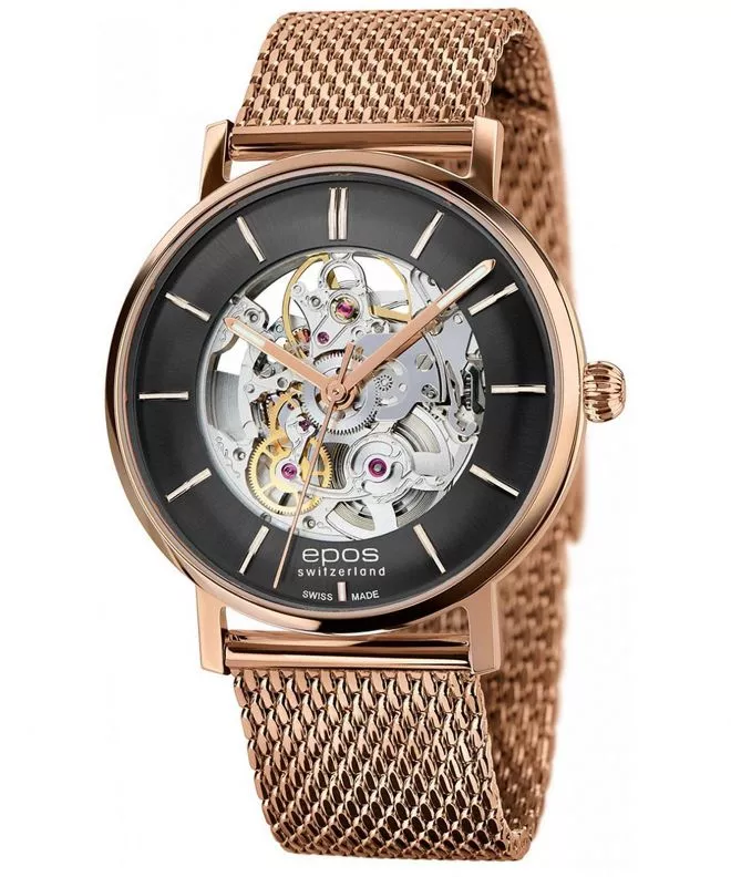 Reloj para hombres Epos Originale Skeleton Automatic 3437.135.24.15.34