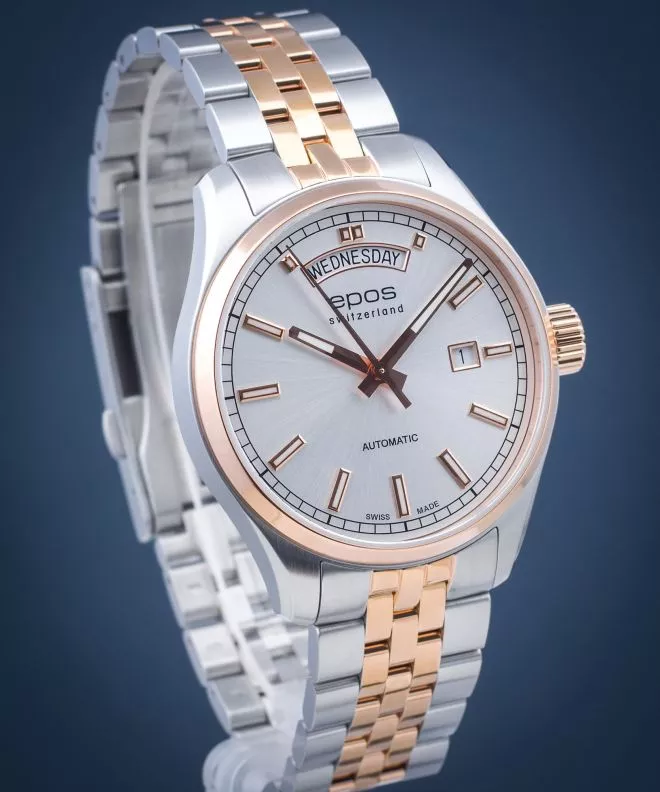 Reloj para hombres Epos Passion Day Date 3501.142.34.98.44