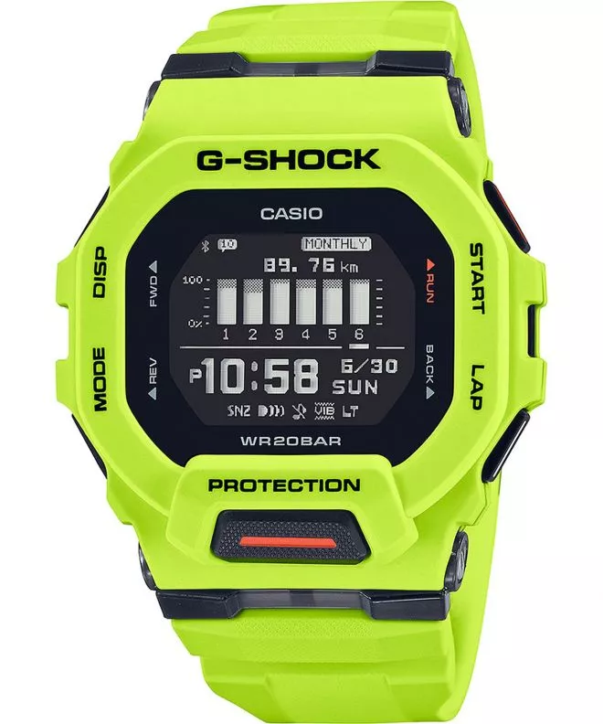 Reloj para hombres G-SHOCK G-Squad Bluetooth Sync Step Tracker GBD-200-9ER