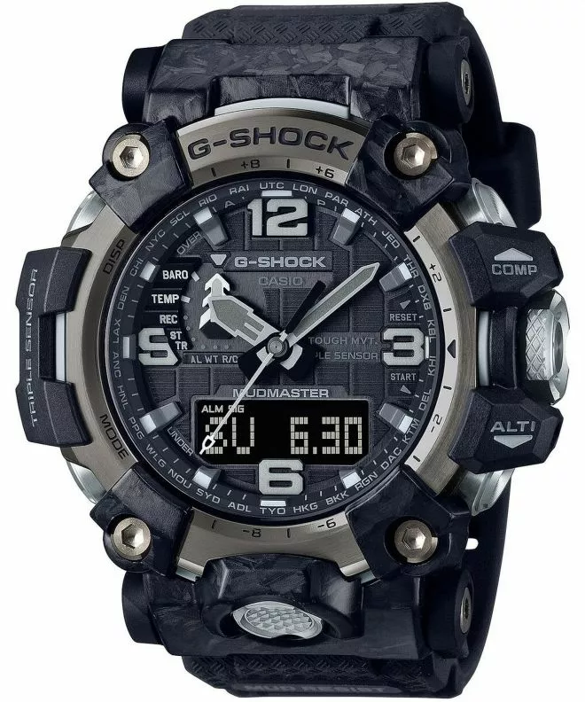 Reloj para hombres Casio G-Shock Master of G Mudmaster Carbon Core Guard GWG-2000-1A1ER