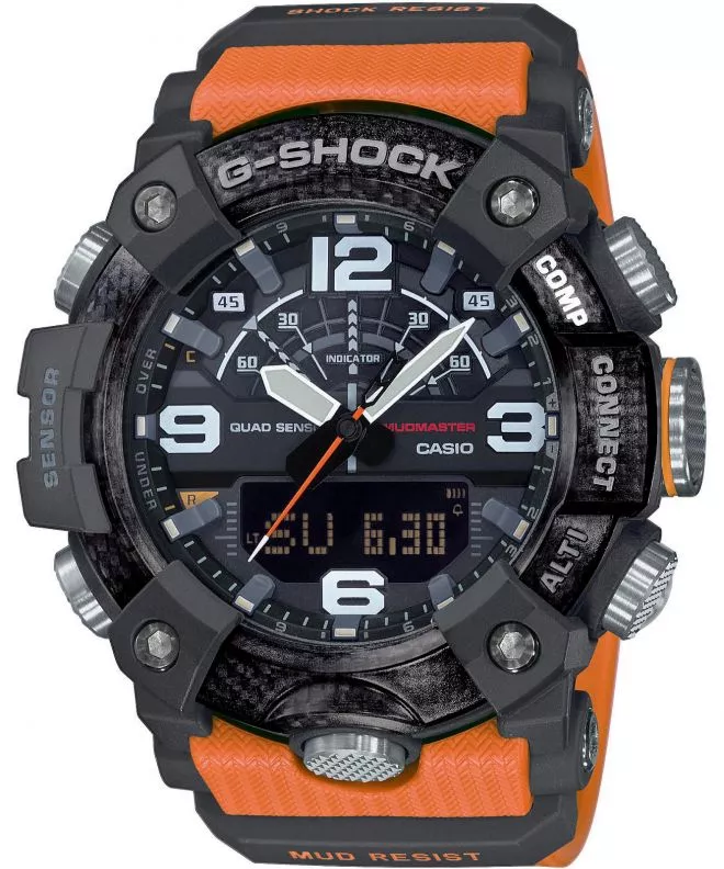 Reloj para hombres Casio G-Shock Master of G Mudmaster Carbon Core Guard Quad Sensor Bluetooth Sync GG-B100-1A9ER