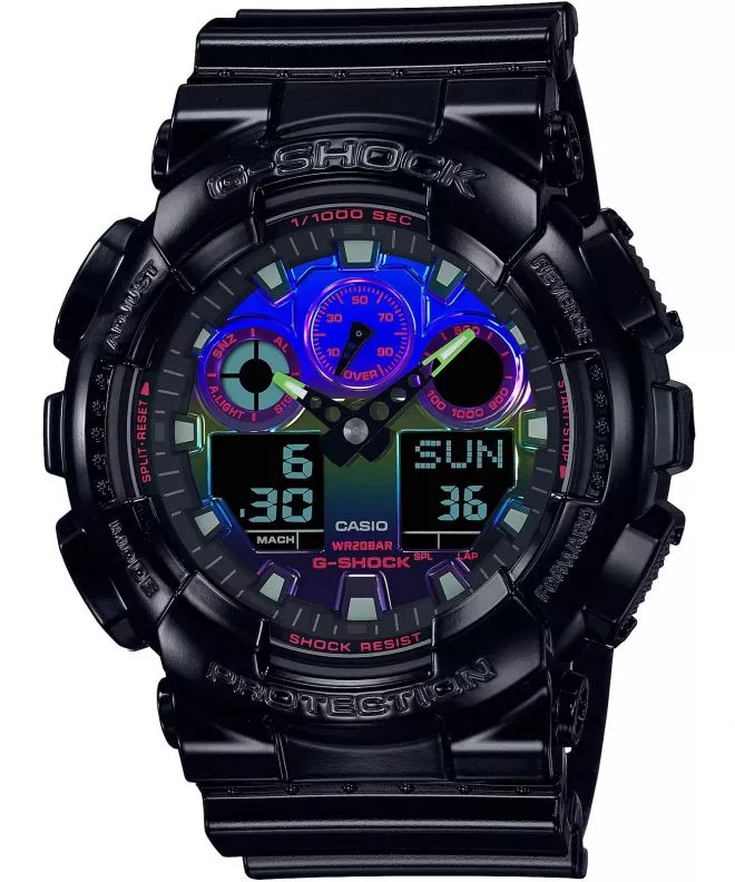 Reloj para hombres Casio G-Shock Original Virtual Rainbow GA-100RGB-1AER