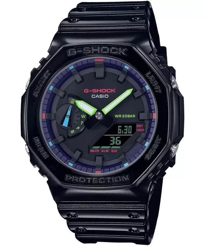 Reloj para hombres Casio G-Shock Original Virtual Rainbow GA-2100RGB-1AER