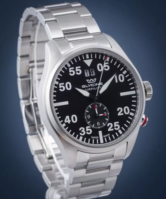 Reloj para hombres Glycine Airpilot Dual Time GL0363