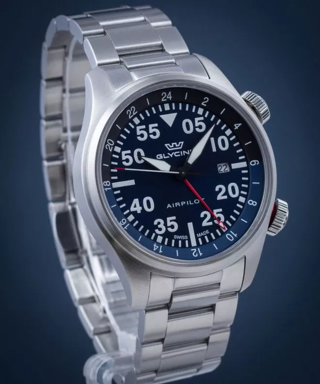 Reloj para hombres Glycine Airpilot GMT GL0348