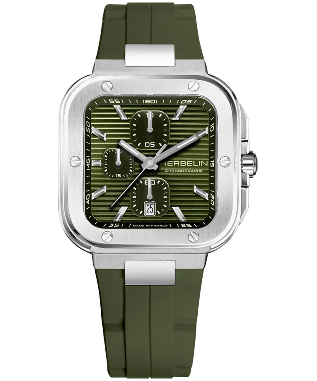 Reloj para hombres Herbelin Cap Camarat Square Chronograph 35646A116CK