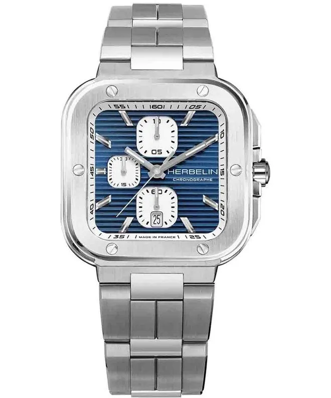 Reloj para hombres Herbelin Cap Camarat Square Chronograph 35646B25