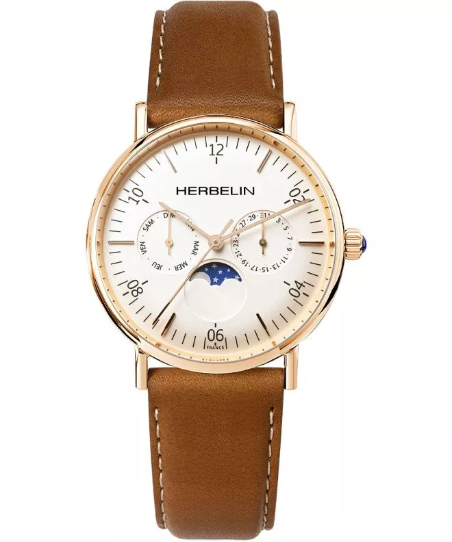 Reloj para hombres Herbelin Inspiration Moon Phase 12747PR11GD (12747/PR11GO)