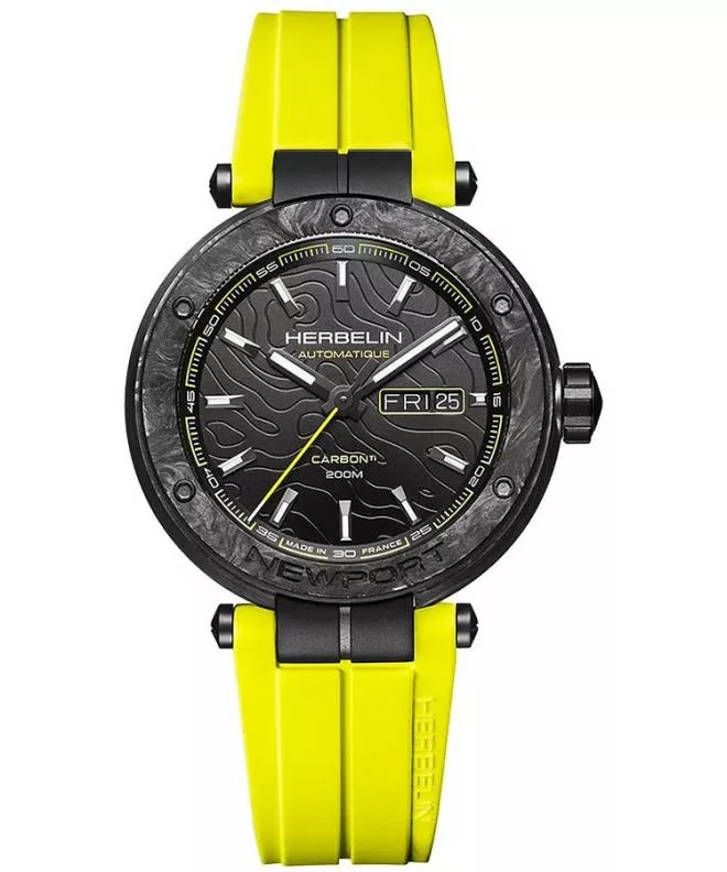 Reloj para hombres Herbelin Newport Carbon Titanium Automatic 1788CTN14CY (1788/CTN14CY)