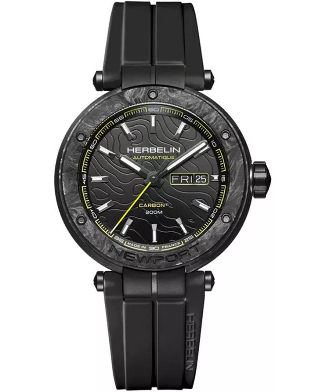 Reloj para hombres Herbelin Newport Carbon Titanium Automatic 1788CTN14CA