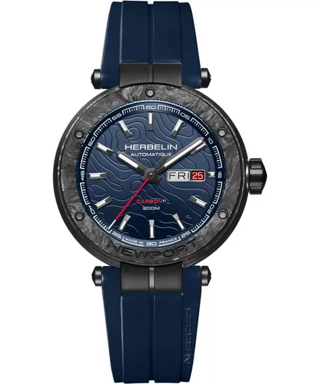 Reloj para hombres Herbelin Newport Carbon Titanium Automatic 1788CTN15CB