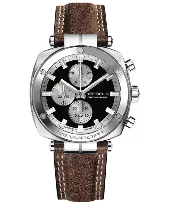 Reloj para hombres Herbelin Newport Héritage Chronograph 35664AP24BR