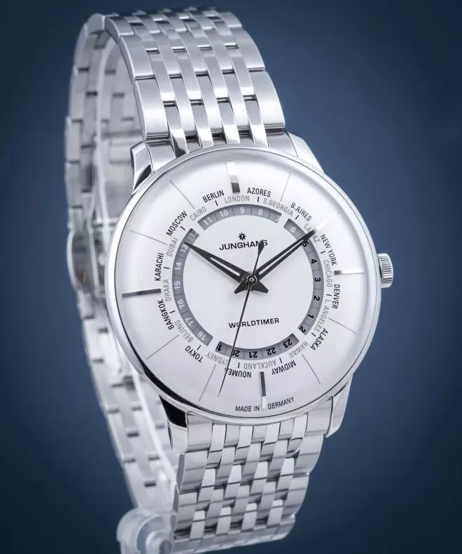 Reloj para hombres Junghans Meister Worldtimer 027/3011.46