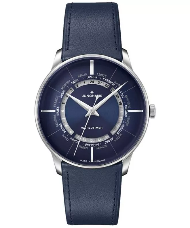 Reloj para hombres Junghans Meister Worldtimer Automatic 027/3010.01