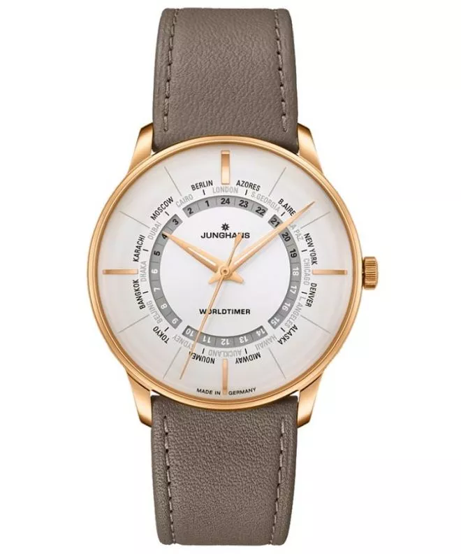 Reloj para hombres Junghans Meister Worldtimer Automatic 027/5012.01