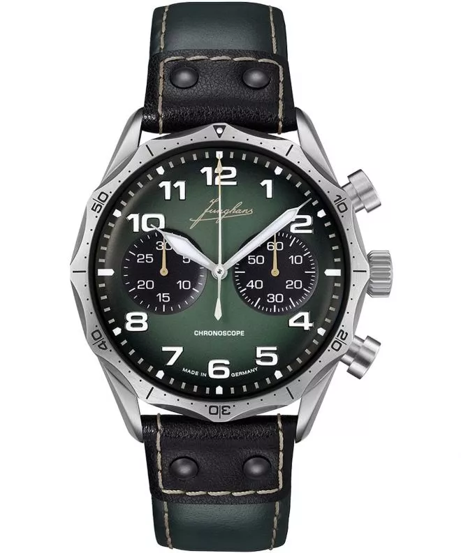 Reloj para hombres Junghans Pilot Chronoscope 027/3492.00