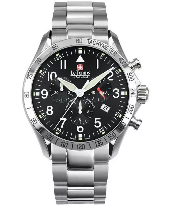 Reloj para hombres Le Temps Air Marshal Chronograph LT1041.01BS01