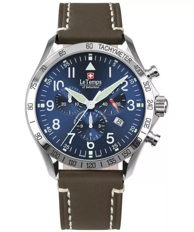 Reloj para hombres Le Temps Air Marshal Chronograph LT1041.03BL16
