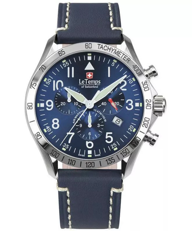 Reloj para hombres Le Temps Air Marshal Chronograph LT1041.03BL17