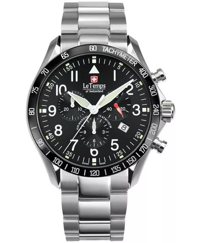 Reloj para hombres Le Temps Air Marshal Chronograph LT1041.12BS01