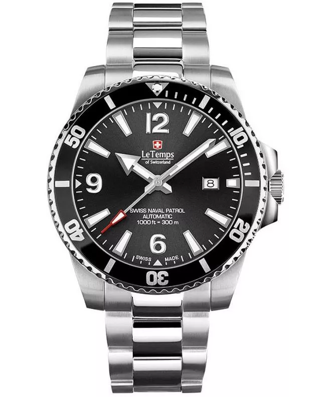 Reloj para hombres Le Temps Swiss Naval Patrol Automatic LT1045.01BS01