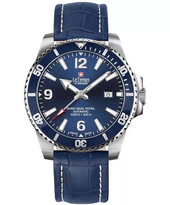 Reloj para hombres Le Temps Swiss Naval Patrol Automatic LT1045.03BL13