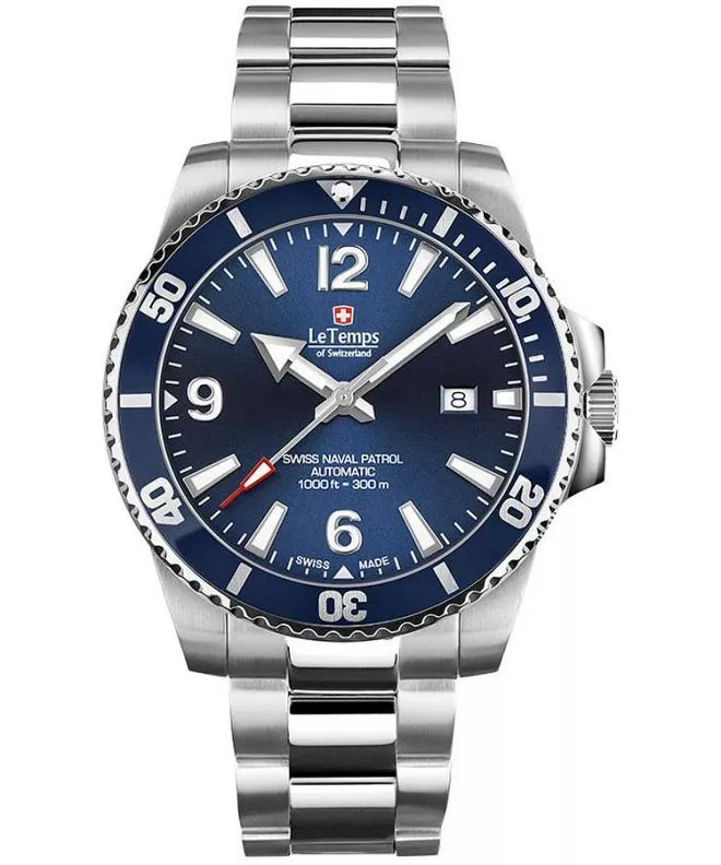 Reloj para hombres Le Temps Swiss Naval Patrol Automatic LT1045.03BS01