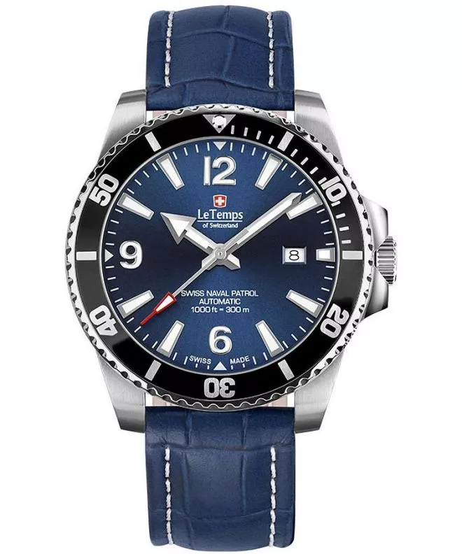 Reloj para hombres Le Temps Swiss Naval Patrol Automatic LT1045.13BL13