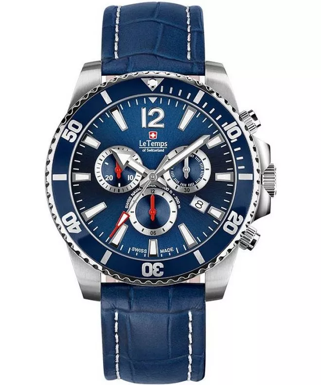 Reloj para hombres Le Temps Swiss Naval Patrol Chrono LT1044.03BL13