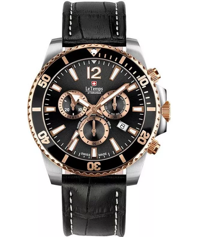 Reloj para hombres Le Temps Swiss Naval Patrol Chrono LT1044.45BL51