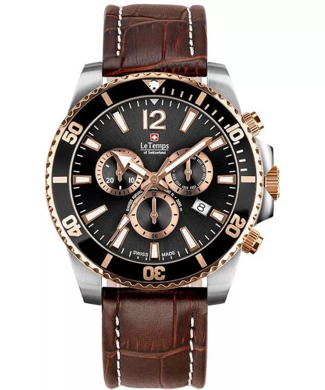 Reloj para hombres Le Temps Swiss Naval Patrol Chrono LT1044.45BL52