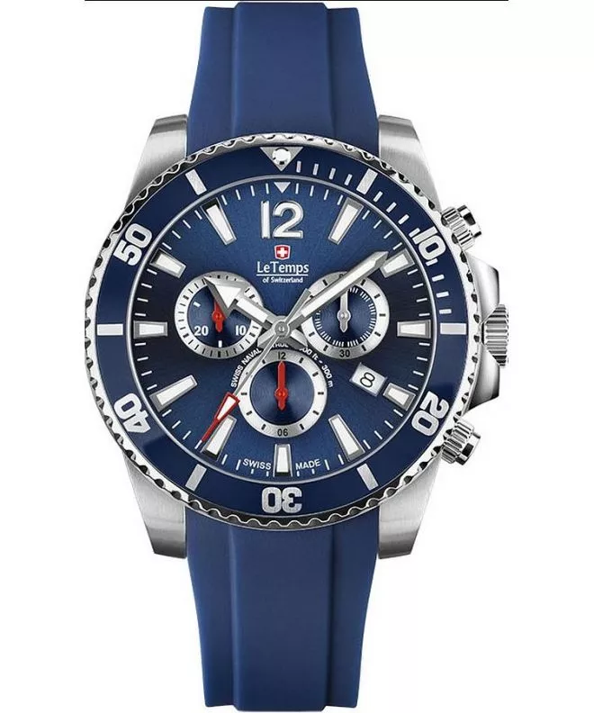 Reloj para hombres Le Temps Swiss Naval Patrol Chronograph LT1044.03BR03