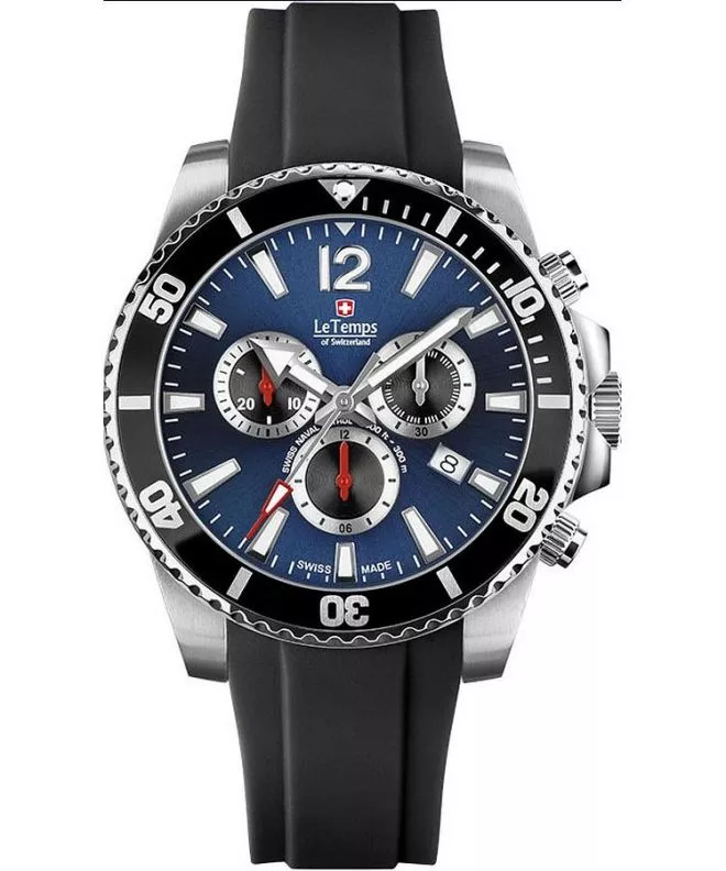 Reloj para hombres Le Temps Swiss Naval Patrol Chronograph LT1044.13BR01