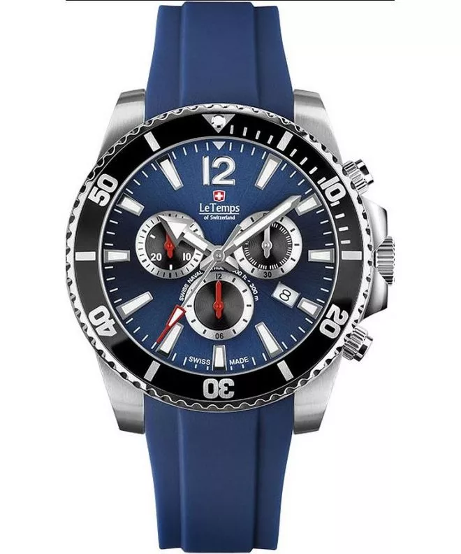 Reloj para hombres Le Temps Swiss Naval Patrol Chronograph LT1044.13BR03