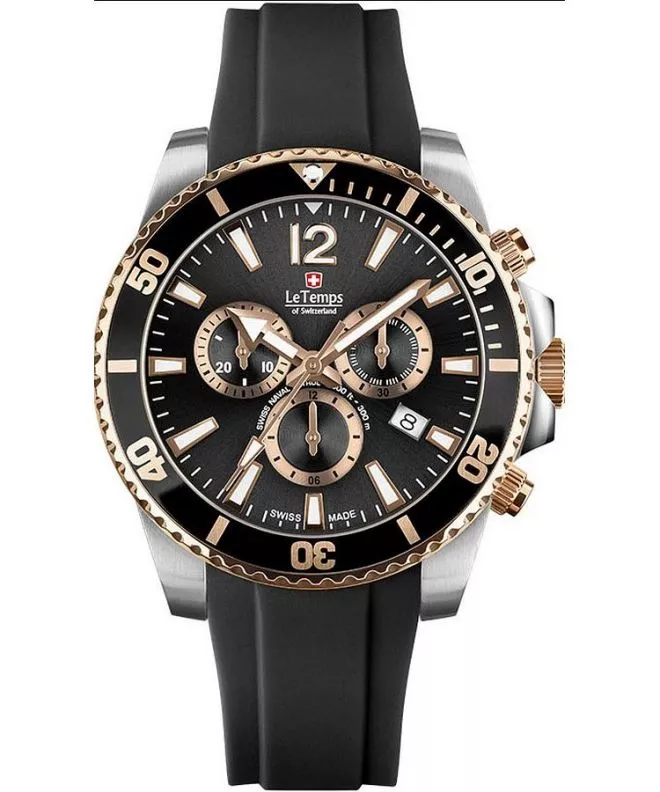 Reloj para hombres Le Temps Swiss Naval Patrol Chronograph LT1044.45BR01