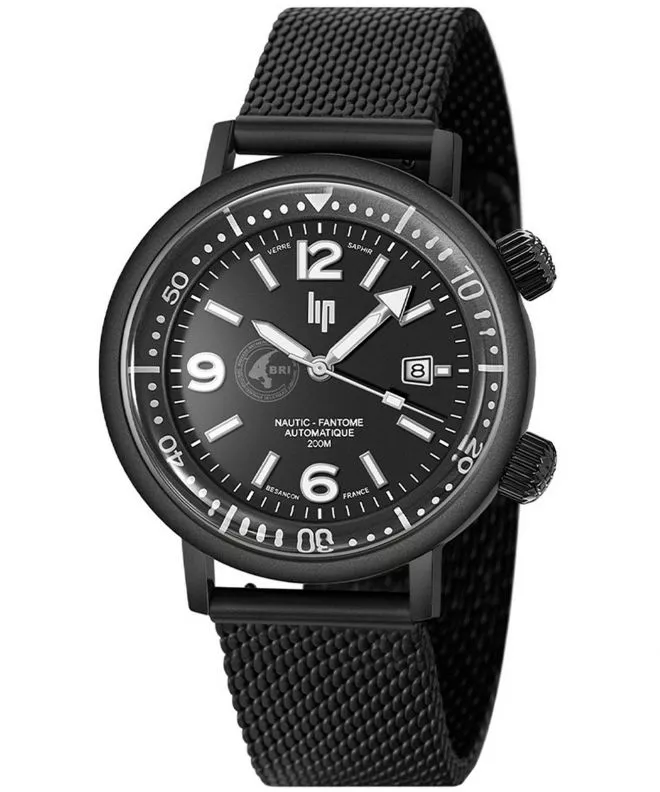Reloj para hombres Lip Grande Nautic Ski Phantom Bri Automatic Limited Edition Gift Set 670030