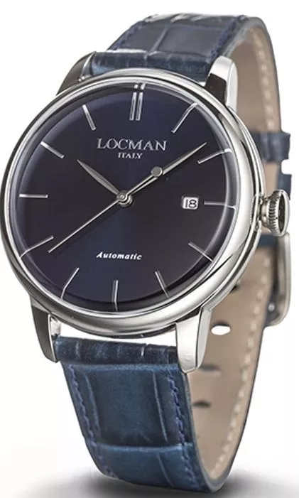 Reloj para hombres Locman 1960 Solo Tempo Automatico 0255A02A-00BLNKPB