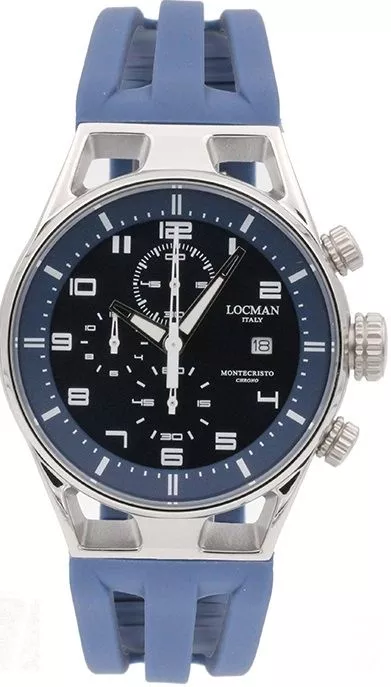 Reloj para hombres Locman Montecristo Chronograph 0542A02S-00BLWHSB