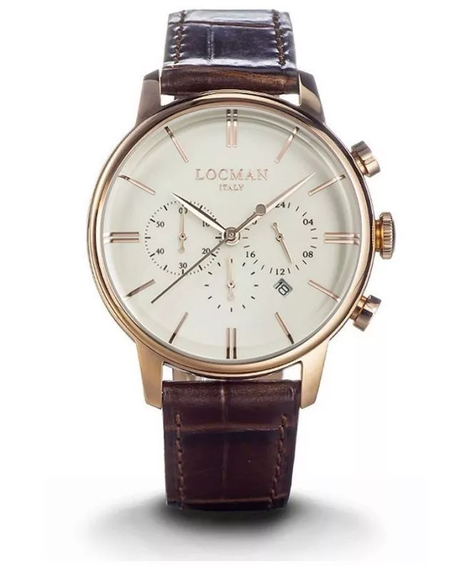 Reloj para hombres Locman 1960 Chrono 0254R05R-RRAVRGPT
