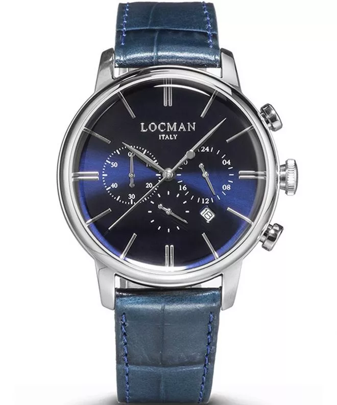 Reloj para hombres Locman 1960 Chronograph 0254A02A-00BLNKPB
