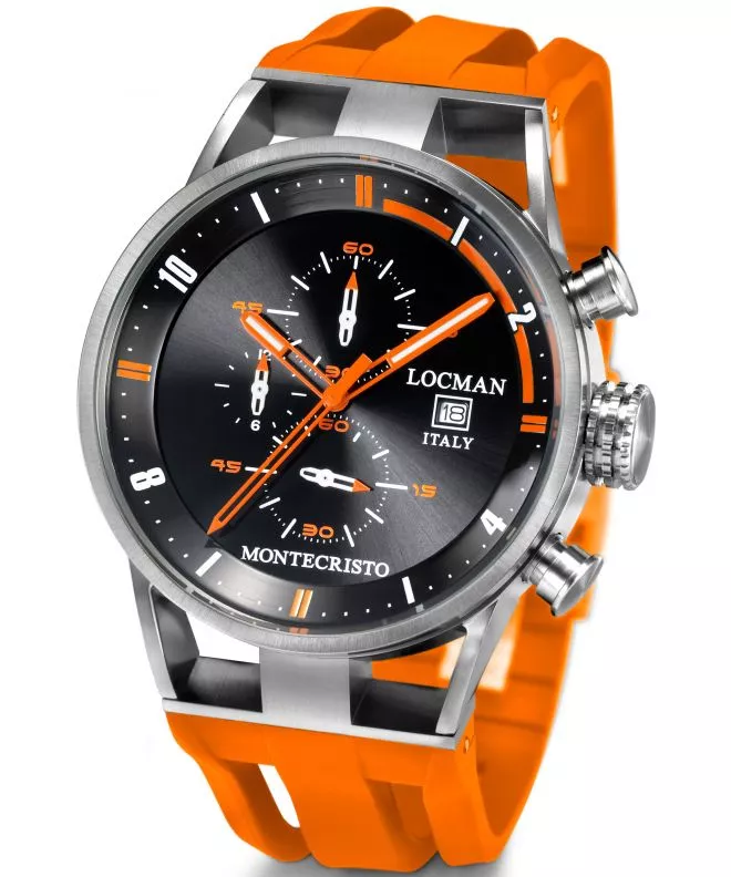 Reloj para hombres Locman Montecristo Chronograph 051000BKFOR0GOO