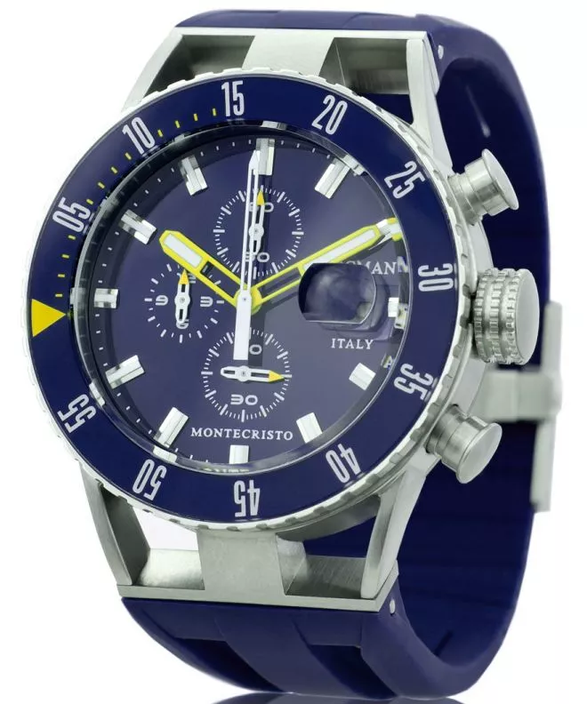 Reloj para hombres Locman Montecristo Professional Diver 051200BYBLNKSIB