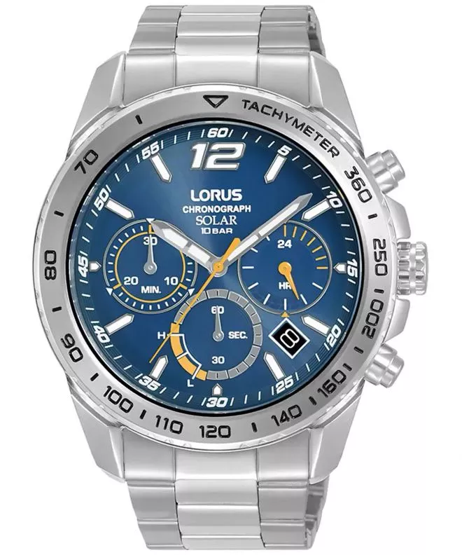 Reloj para hombres Lorus Classic Solar Chronograph RZ511AX9