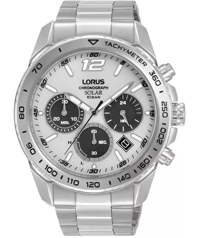 Reloj para hombres Lorus Classic Solar Chronograph RZ513AX9