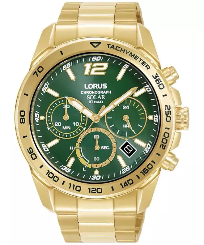 Reloj para hombres Lorus Classic Solar Chronograph RZ514AX9