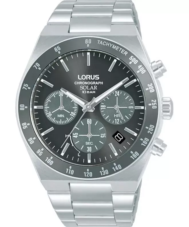 Reloj para hombres Lorus Classic Solar Chronograph RZ519AX9