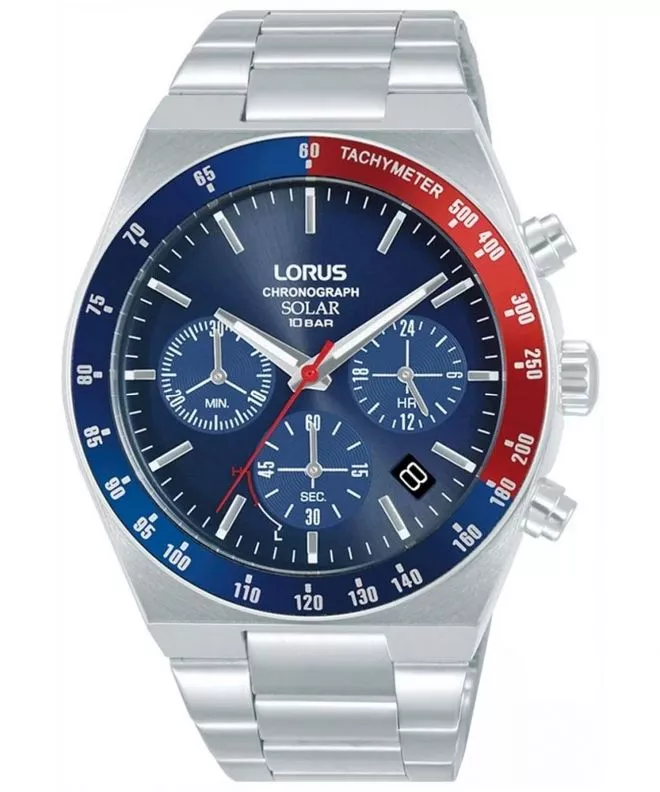 Reloj para hombres Lorus Classic Solar Chronograph RZ521AX9